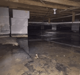 water leaking into basement after heavy rain