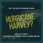 A poster with the words hurricane harvey on it