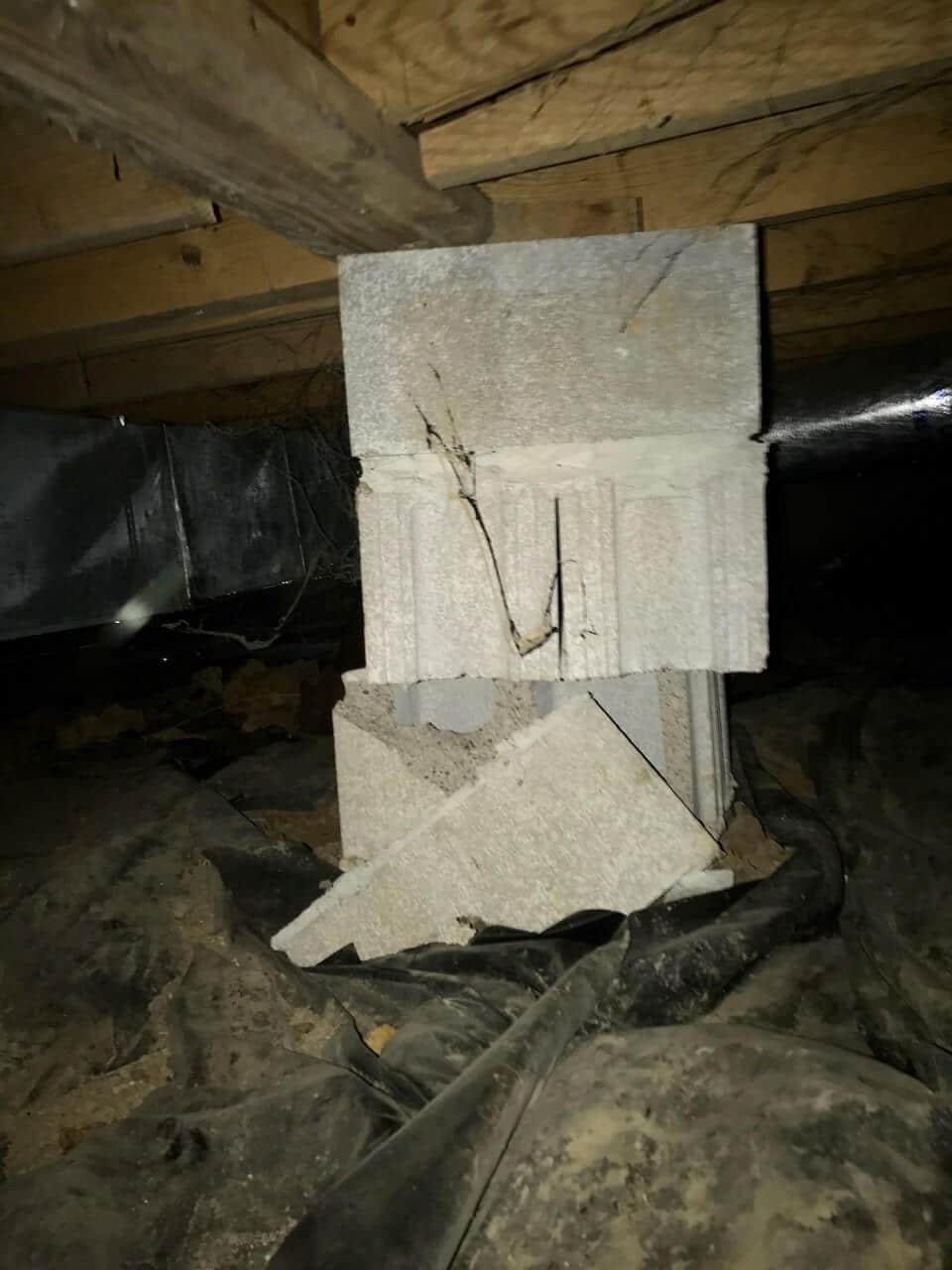 Floor Supports Improper Floor Support