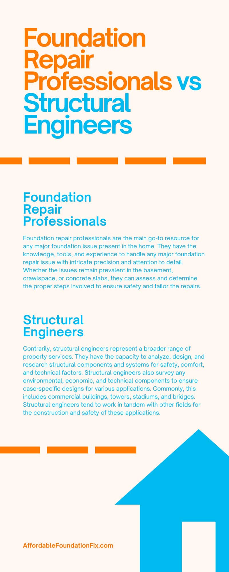 Foundation Repair Professionals vs Structural Engineers