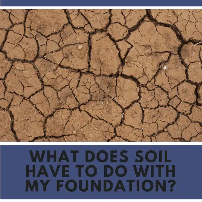 A picture of a cracked soil with the words what does soil have to do with